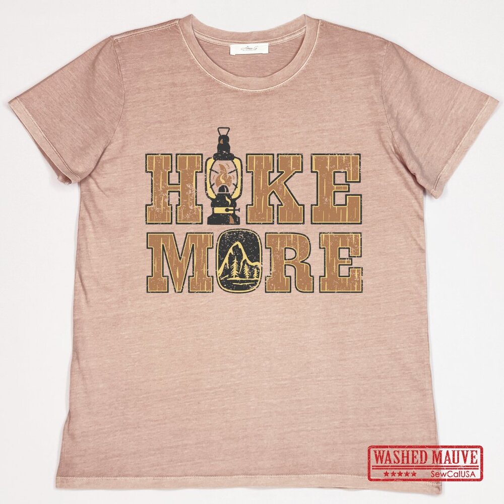 Vintage "Hike More" T-Shirt | Retro Outdoor Camping Graphic Tee for Nature Lover